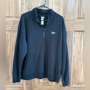Reebok women’s Zip-Up Black Sweater
